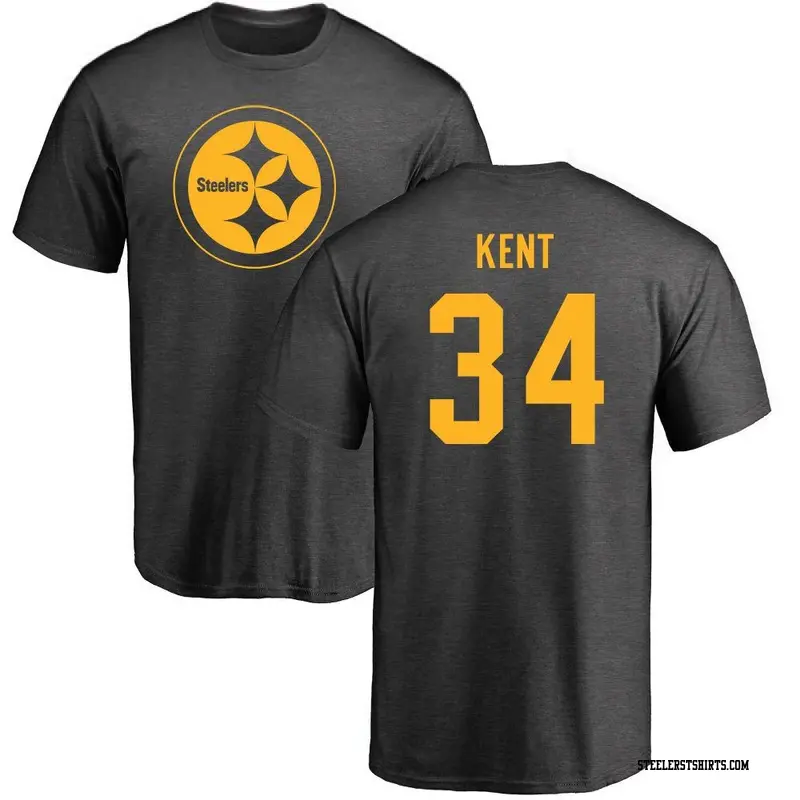 Youth Pittsburgh Steelers ＃34 Donte Kent Ash One Color T-Shirt