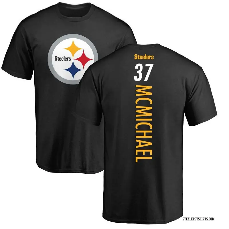 Youth Pittsburgh Steelers ＃37 Kyler McMichael Black Backer T-Shirt